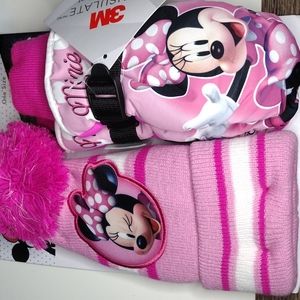 Hat & Ski mitten set